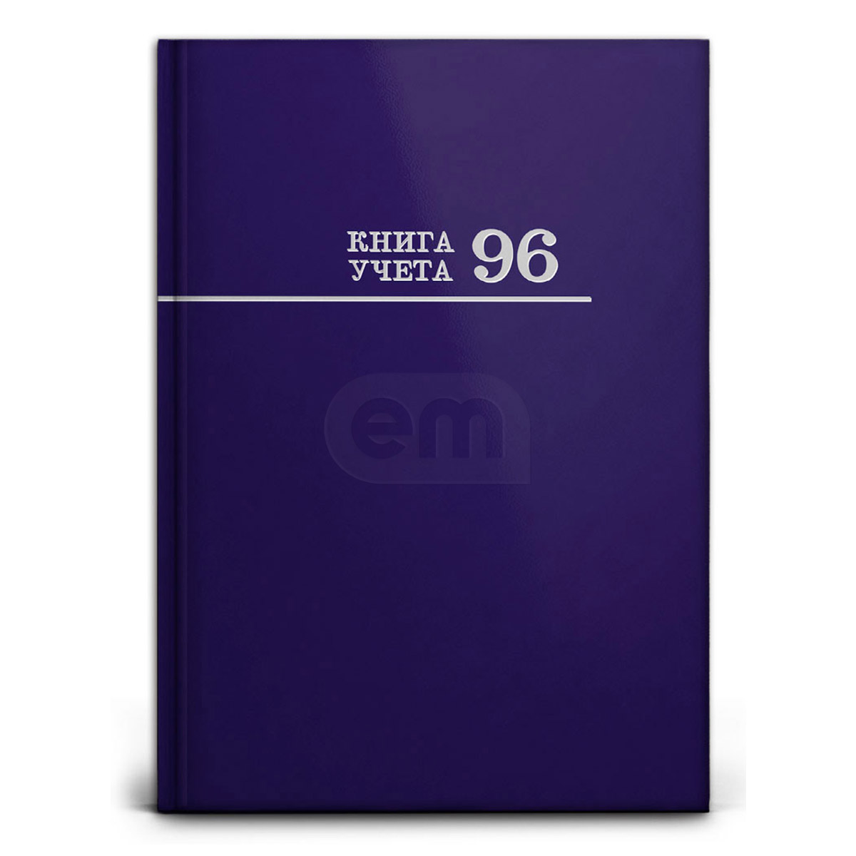 Книга учета А4 96л клетка твердый переплет 
