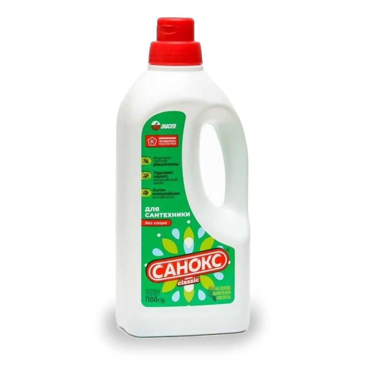 Чистящее ср-во для сантехники "Санокс" 1100мл (10)