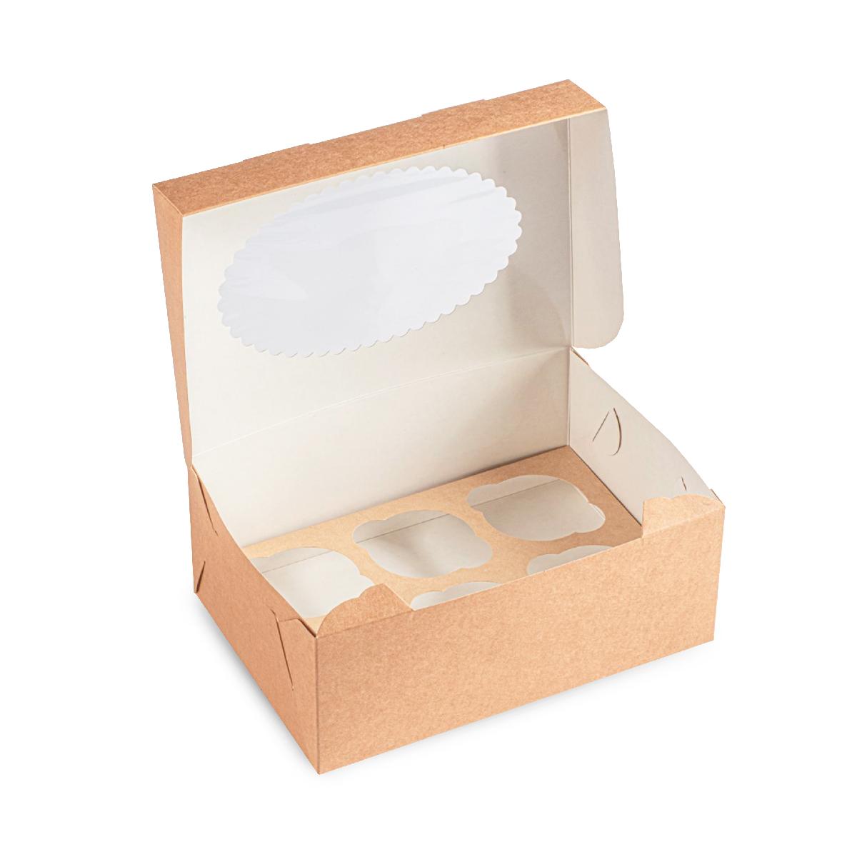 Коробка для маффинов под 6шт MUF 6 250*170*100 OSQ (25/150)