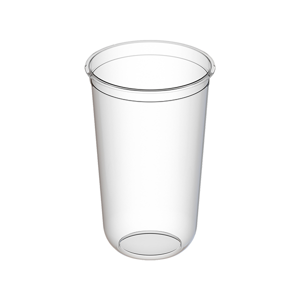 Стакан пластиковый 500мл d=90 с U-дном Bubble Cup  прозрачный глянцевый PP 1031ГП (384)