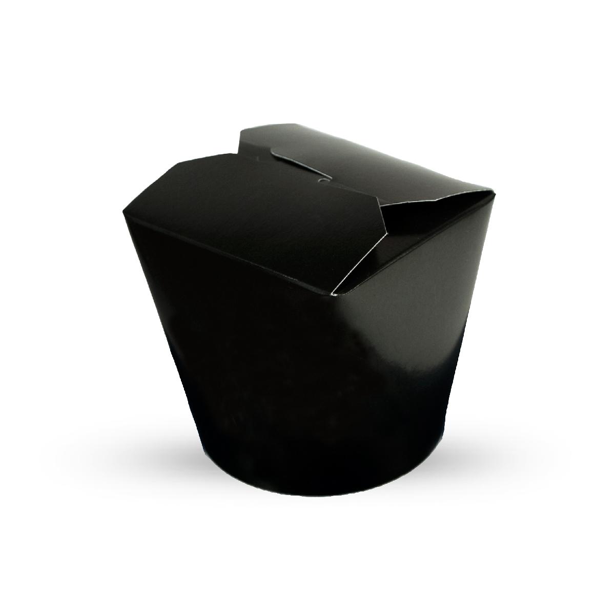 Коробки для лапши 750мл черная "China Pack" (50/500)