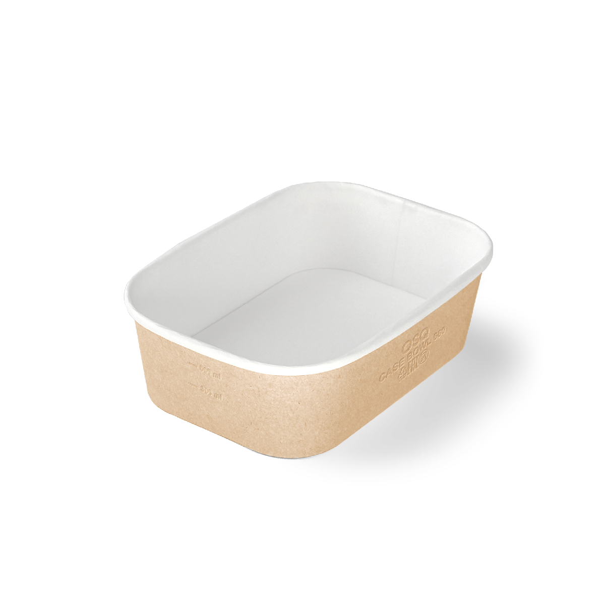 Контейнер картонный без крышки CASE BOWL 860мл 190*135*51мм OSQ (45/360)