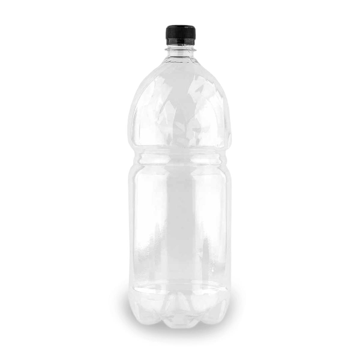 Бутылка ПЭТ 2л прозрачная 28мм с крышкой (32)