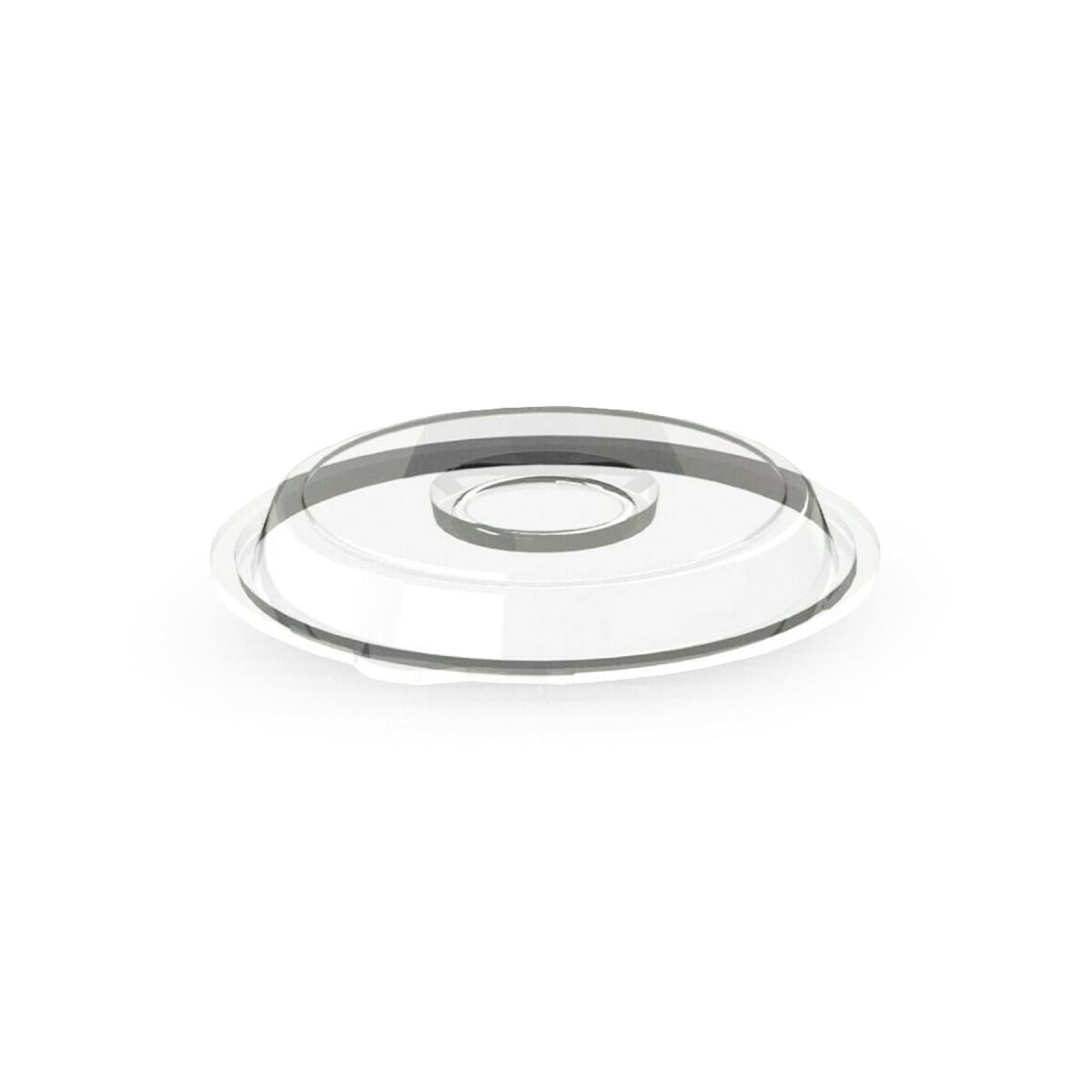 Крышка для контейнера КД110 прозрачная d160мм PS PET (400)