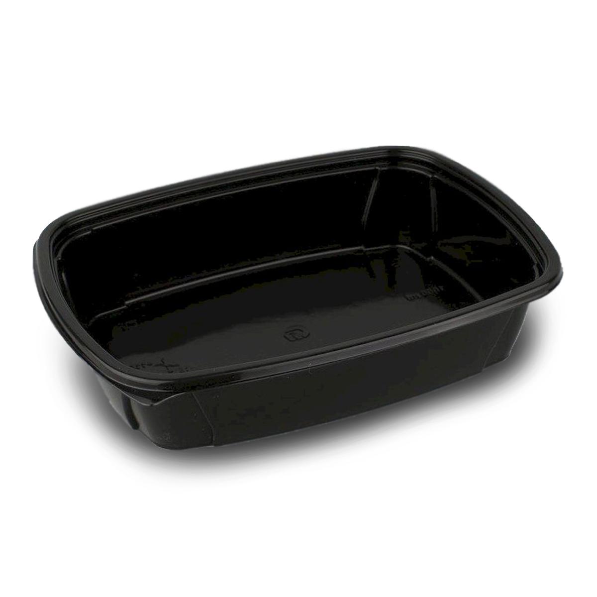 Контейнер пластиковый "К-230" 1000мл черный  230*170*50 PP (50/300)