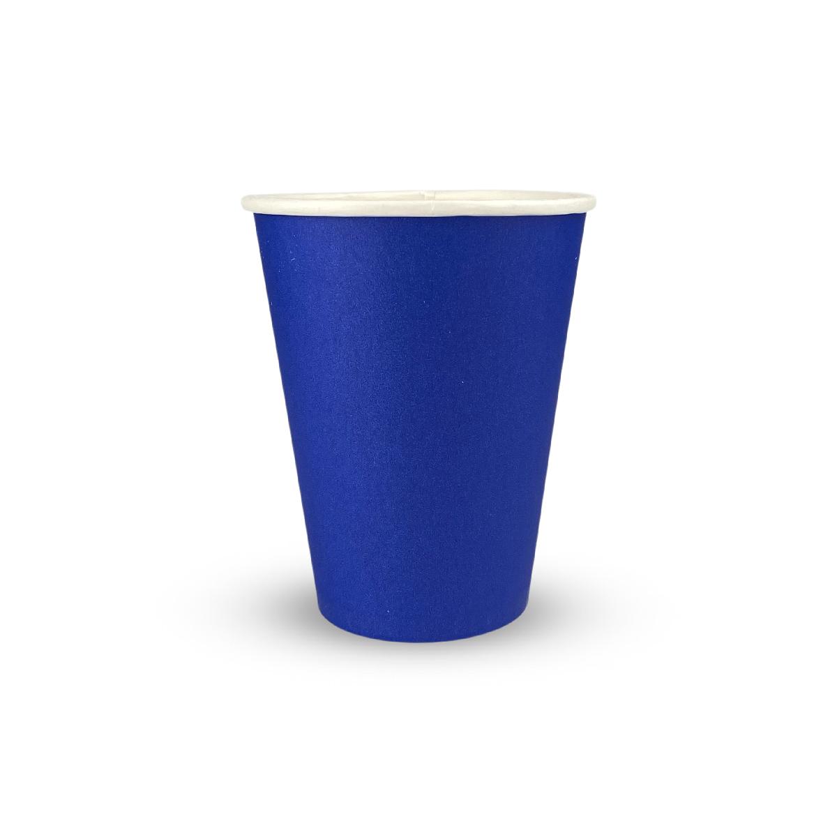 Стакан картонный 300мл Reflex blue синий d=90 PS (50/1000)