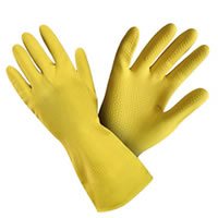 Перчатки резиновые