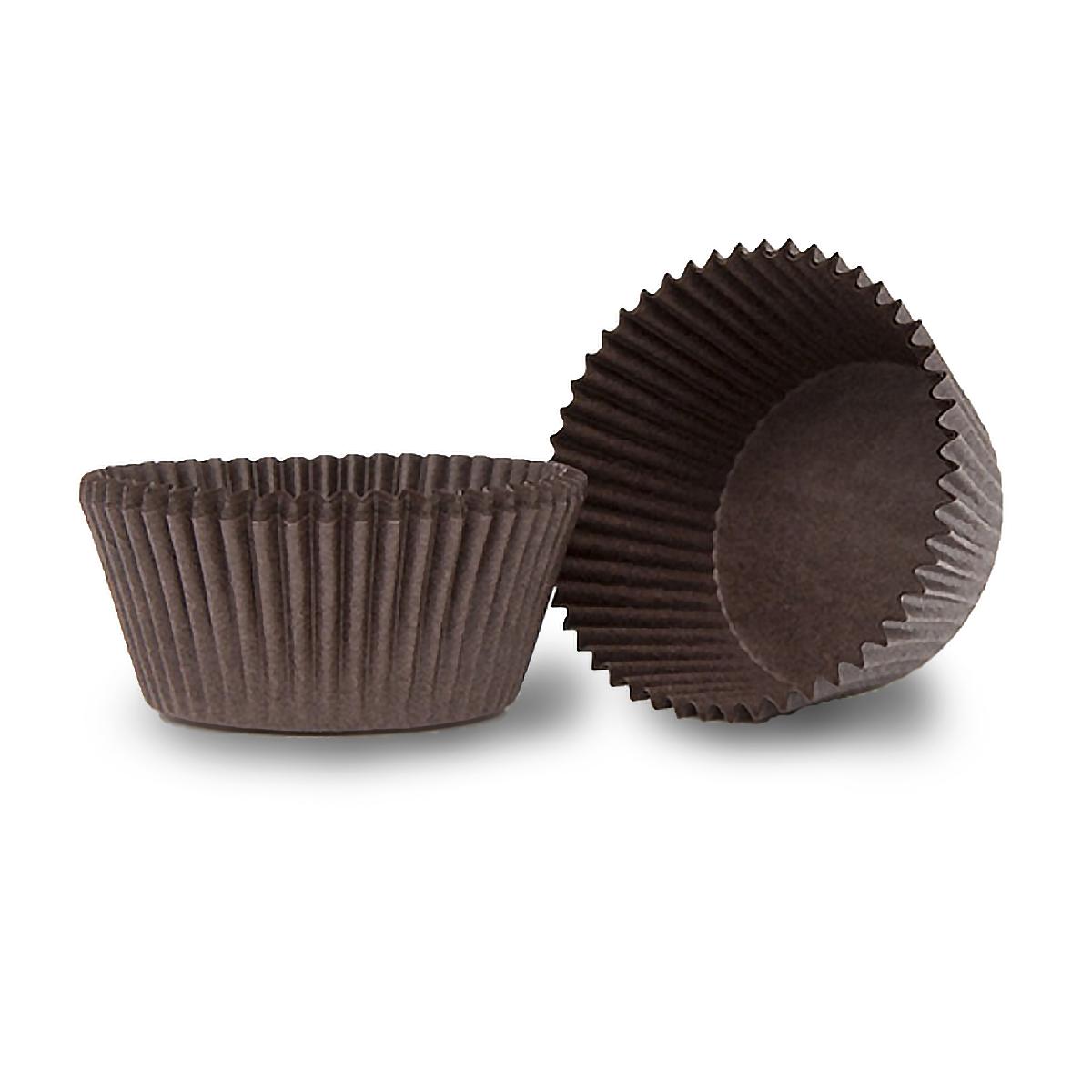 Тарталетки бумажные круглые коричневые 30*24мм (2000/20000)