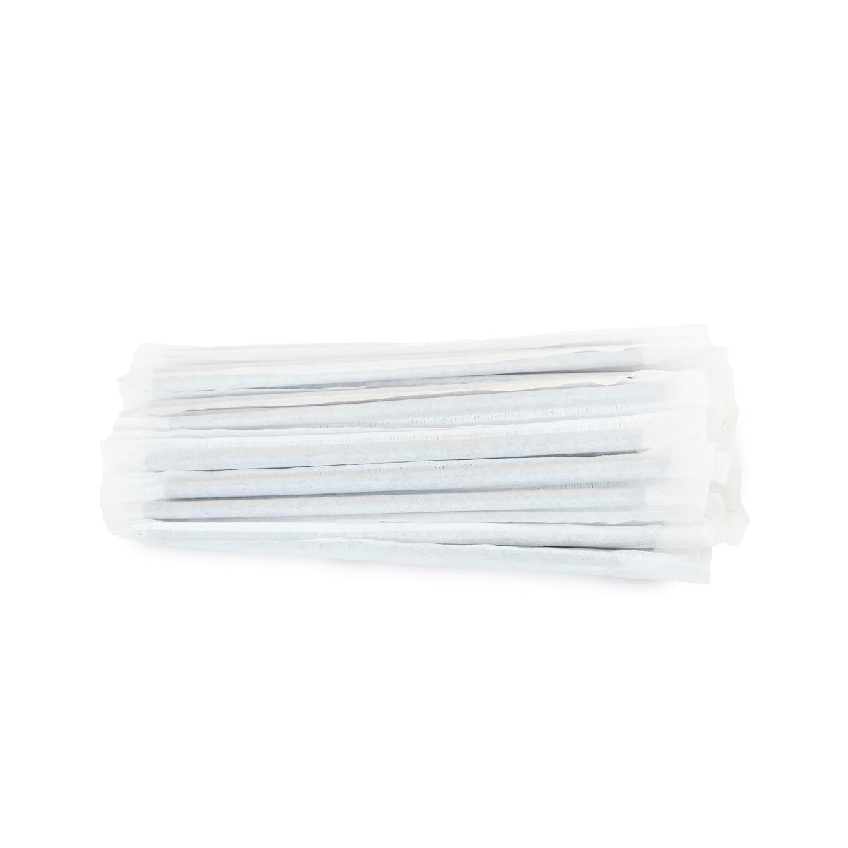 Трубочки без изгиба в индивидуальной упаковке d8мм L240мм цветные 250шт (16)