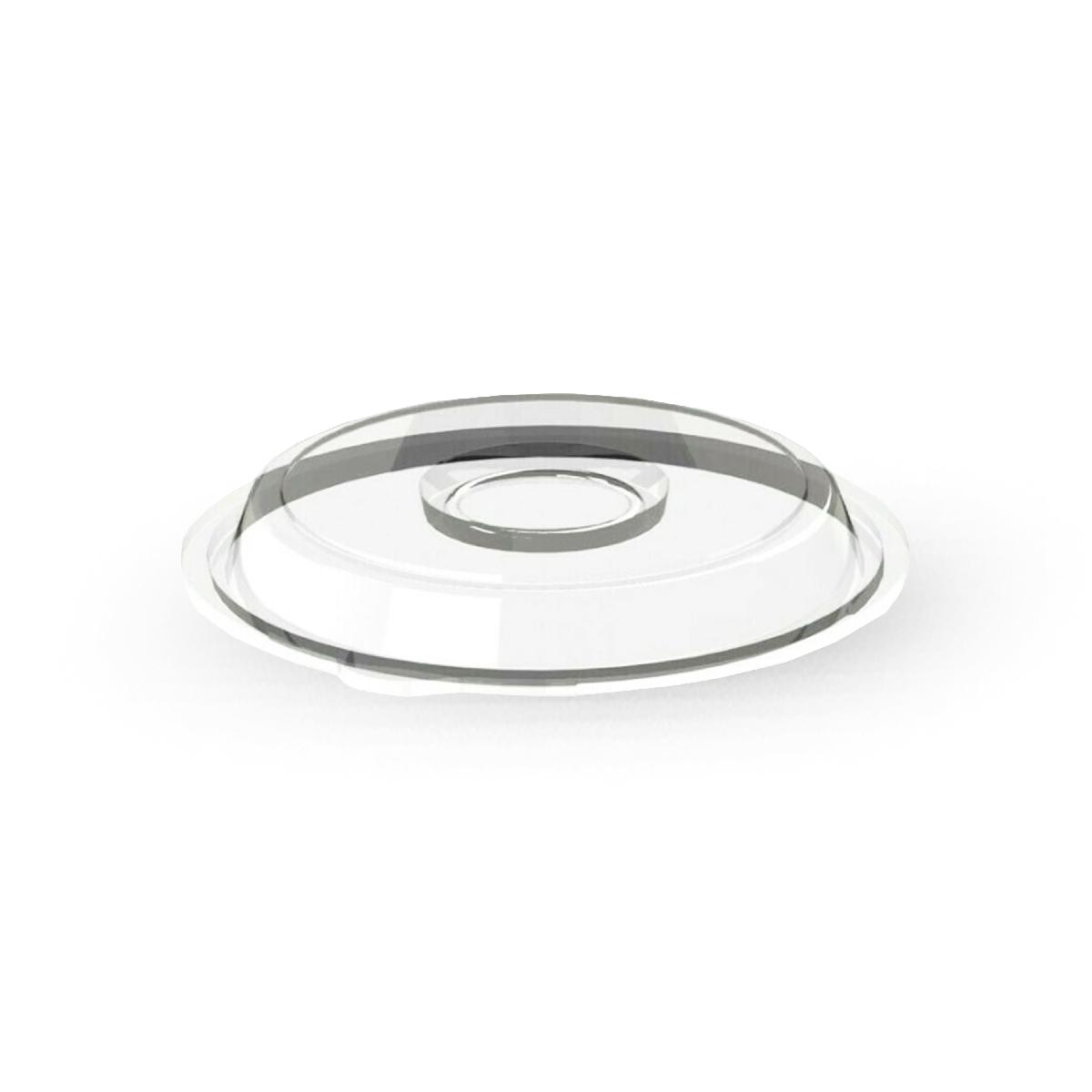 Крышка для контейнера КД106 прозрачная d200мм PS PET (400)