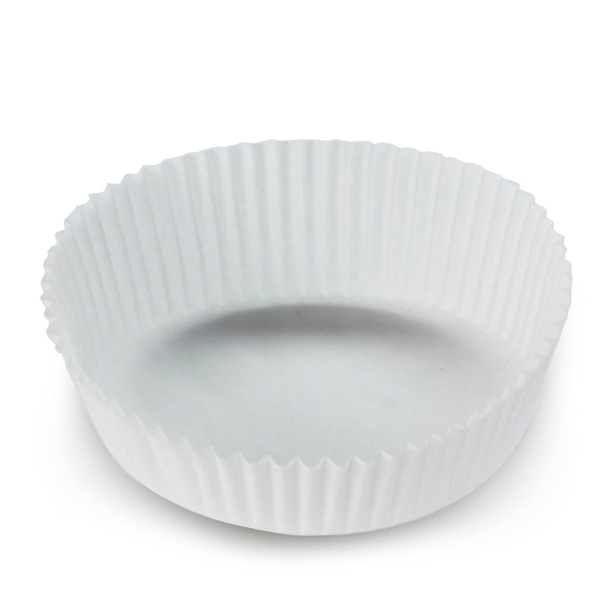 Тарталетки бумажные круглые белые 70*25мм (1000/12000)