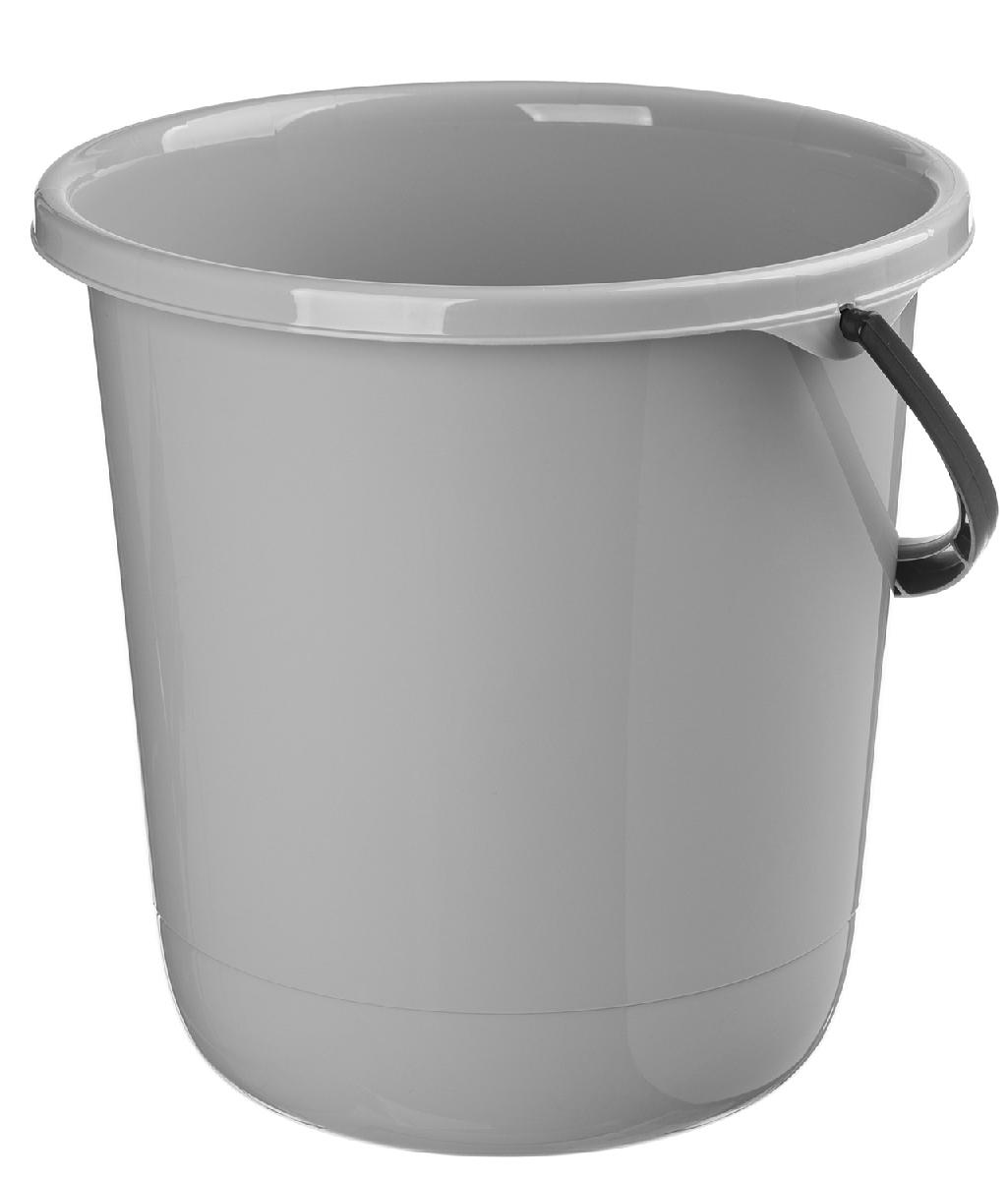 Ведро круглое 10л "Etna" серый (10)