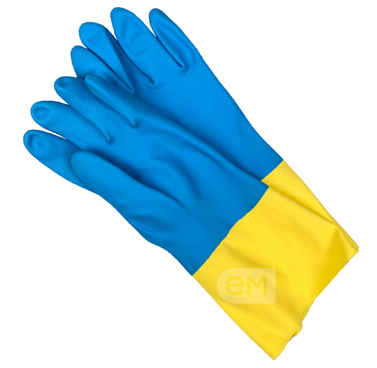 Перчатки резиновые латекс/неопрен двуцветные M HP300 (120)