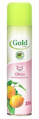 Освежитель воздуха "Gold Wind" Цитрус 300мл (12)