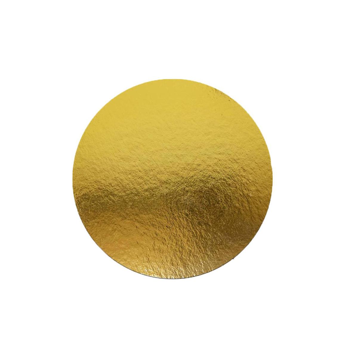 Подложка ламинированная золотая 2,5мм 28см 20шт ForGenika