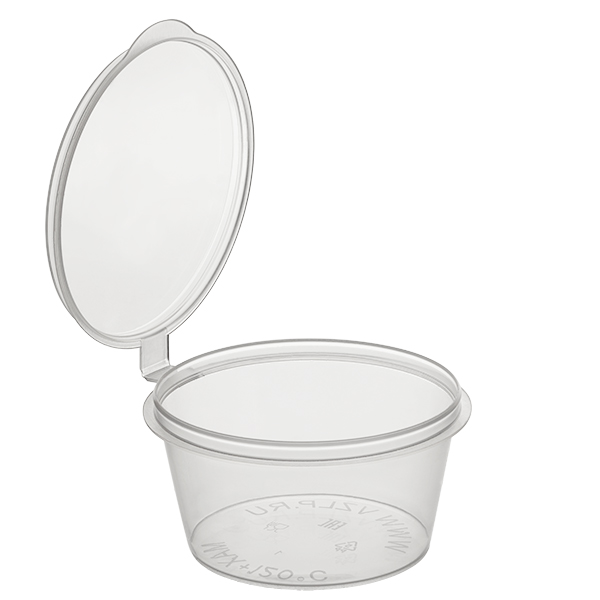 Соусник прозрачный с верхним закрытием 80мл (75мл) Стандарт PP 1259П (80/960)