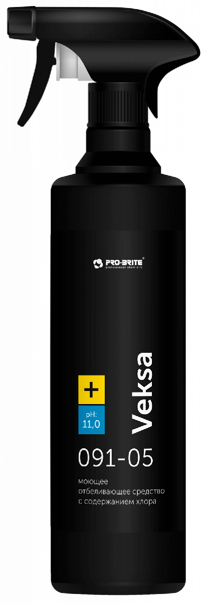 Ср-во для мытья и отбеливания посуды, инвентаря и оборудования Pro-brite Veksa 500мл 091-05 (