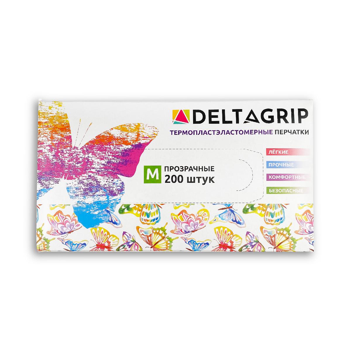 Перчатки одноразовые эластомер размер M 200шт (10)