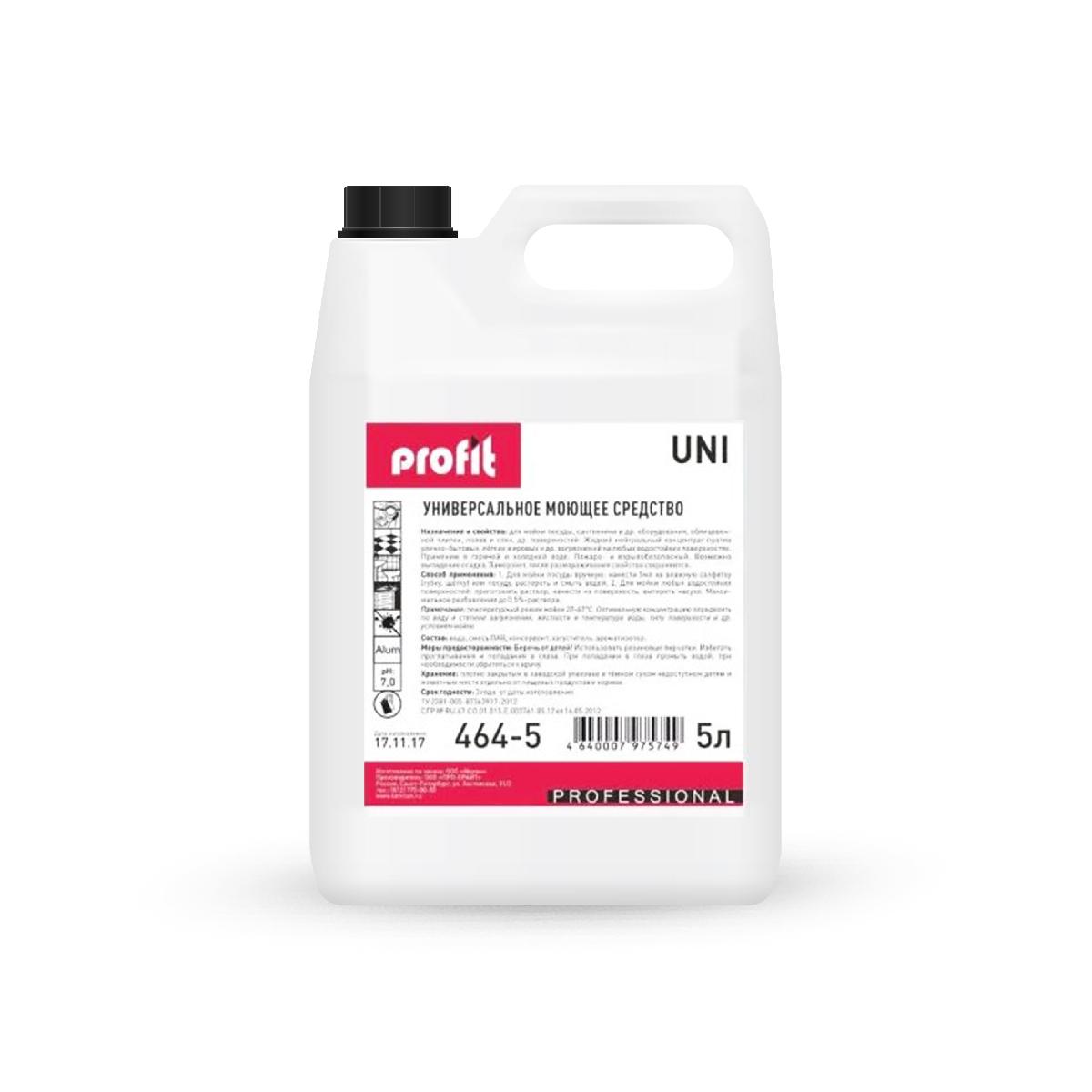 Cредство универсальное для полов, стен, сантехники, посуды PB Profit Uni 5л PET 464-5П (4)