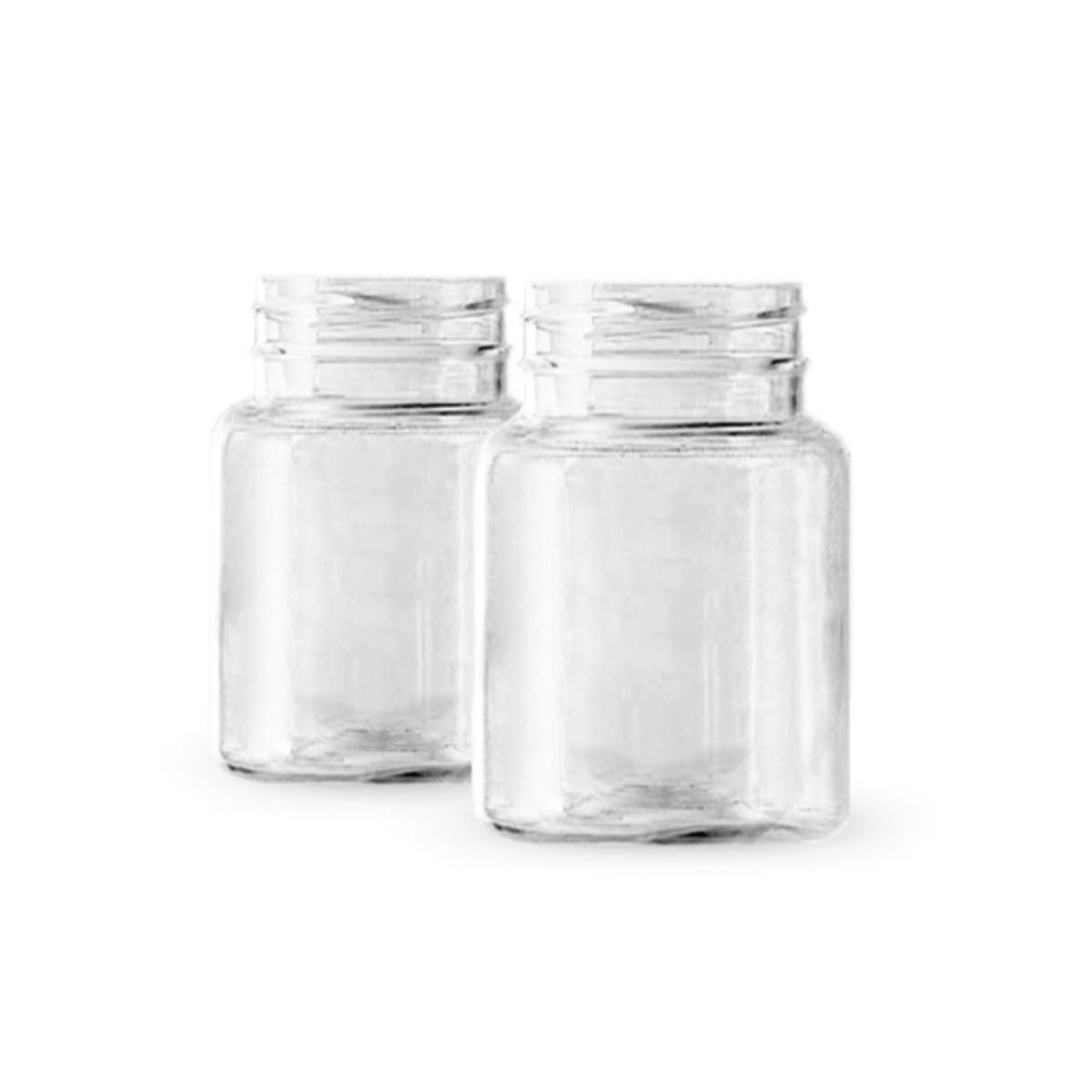 Бутылка ПЭТ 0,075л горло 38мм (широкое) прозрачная БЕЗ крышки (250)