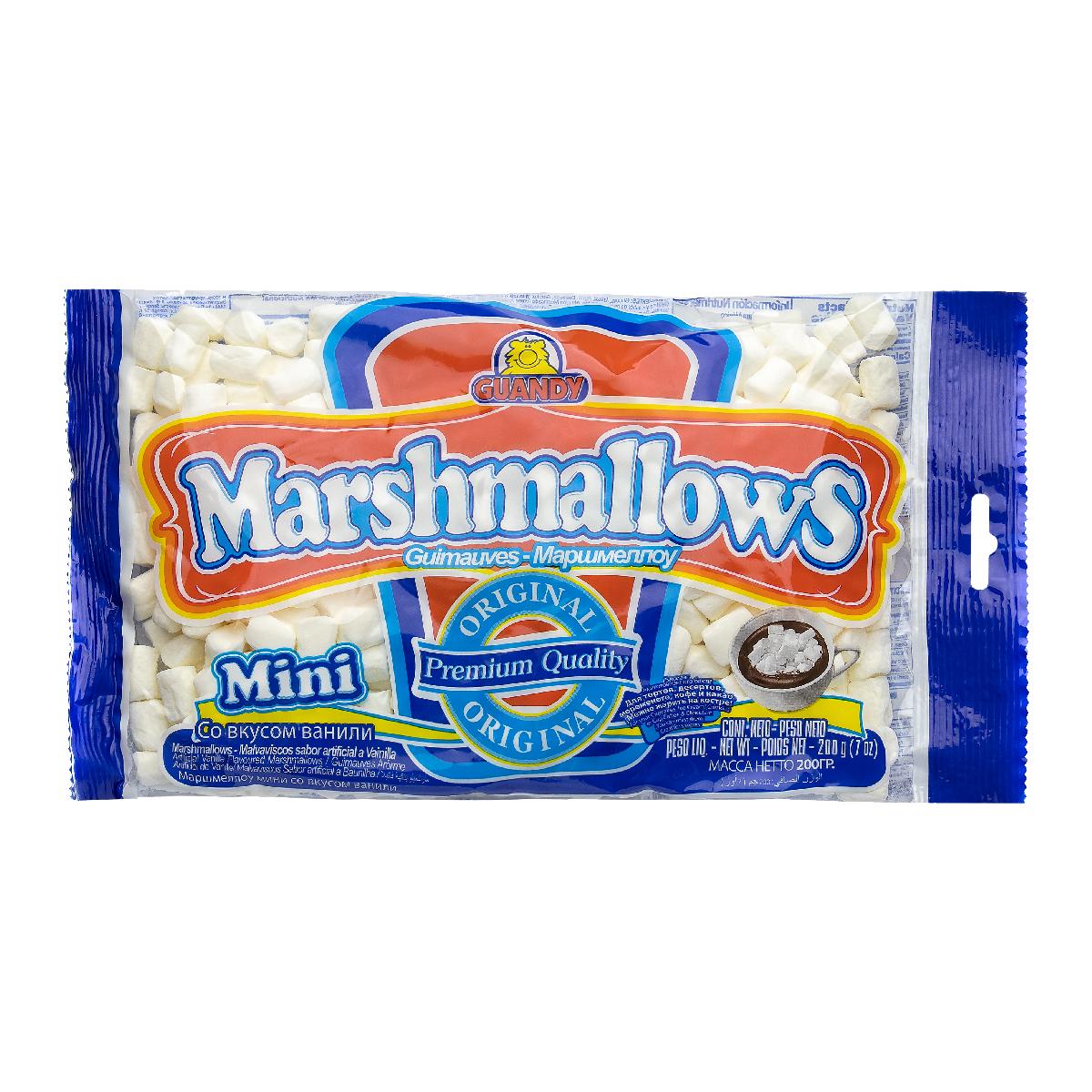 Маршмеллоу мини белый ванильный 200г Quandy (20)