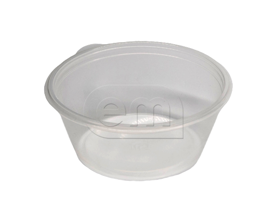 Контейнер круглый К144 d144мм 500мл h59мм прозрачный PP Stirolplast (50/300)