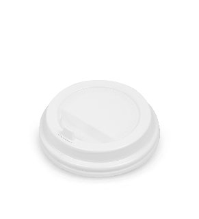 Крышка пластиковая d=80 белая с клапаном ПР TLS (100/1000) 