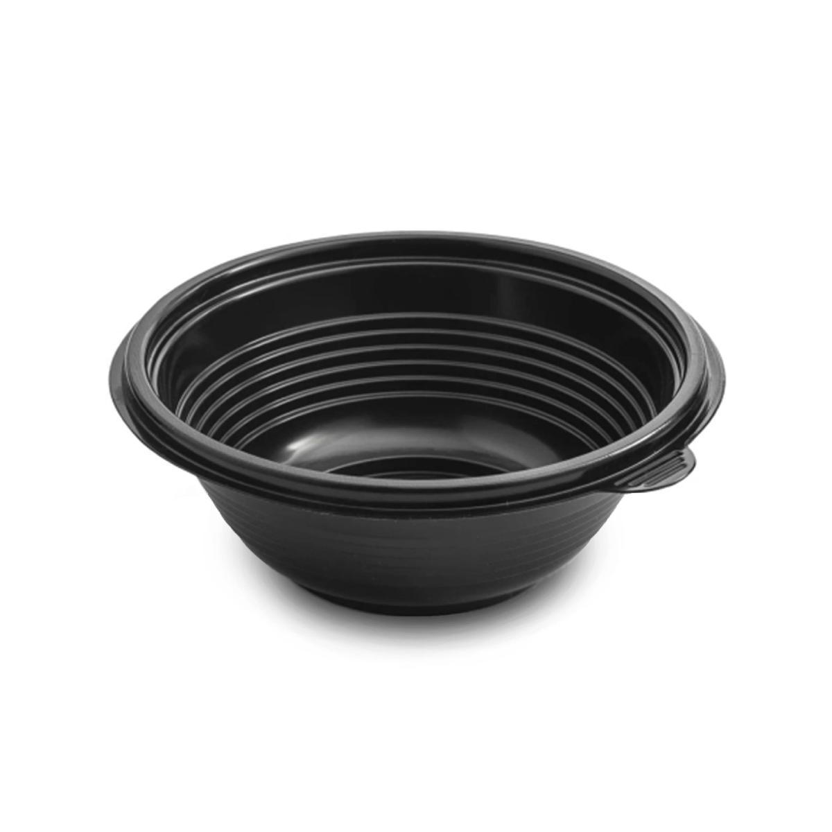 Миска-контейнер ПР-МС 350 d144 черный PP (480)