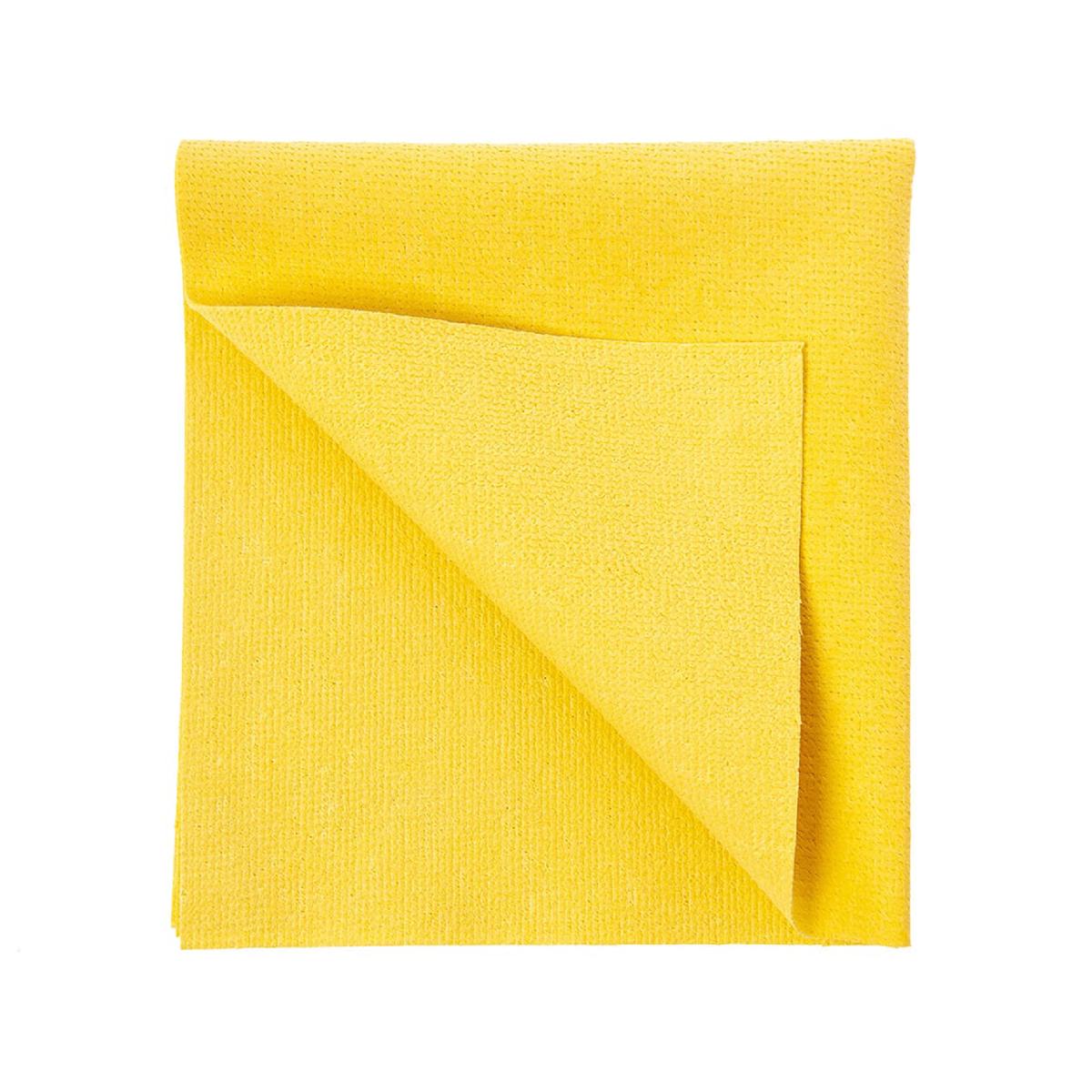 Салфетка прорезиненная для стекла и глянцевых поверхностей 35*40 желтый HQ Profiline /73613