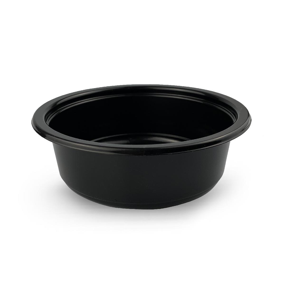 Миска под запайку ПР-МС-375 400мл РР черная (560)