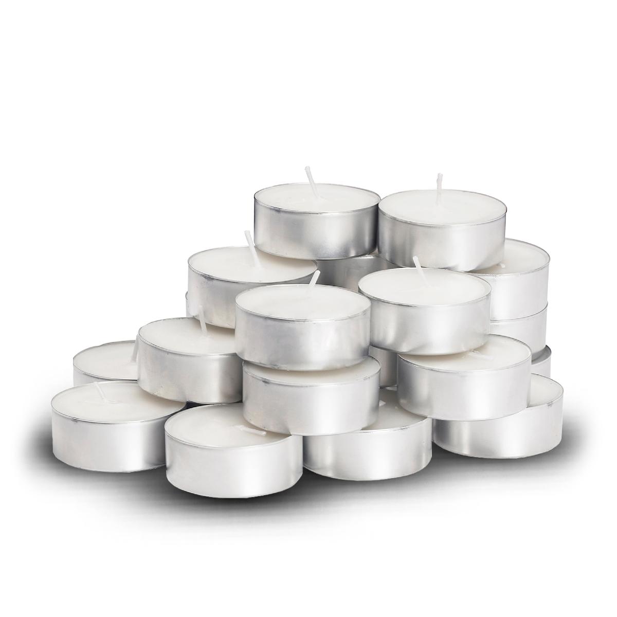 Свеча в гильзе плавающая чайная 3ч 100шт Эконом Textop (15)