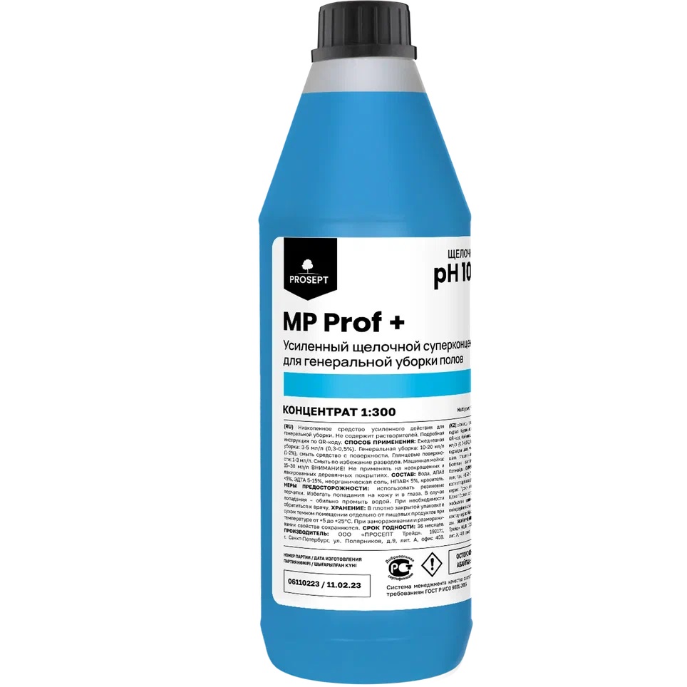 Моющее средство для напольных покрытий MP Prof+ концентрат 1л (907MP-1) (12)