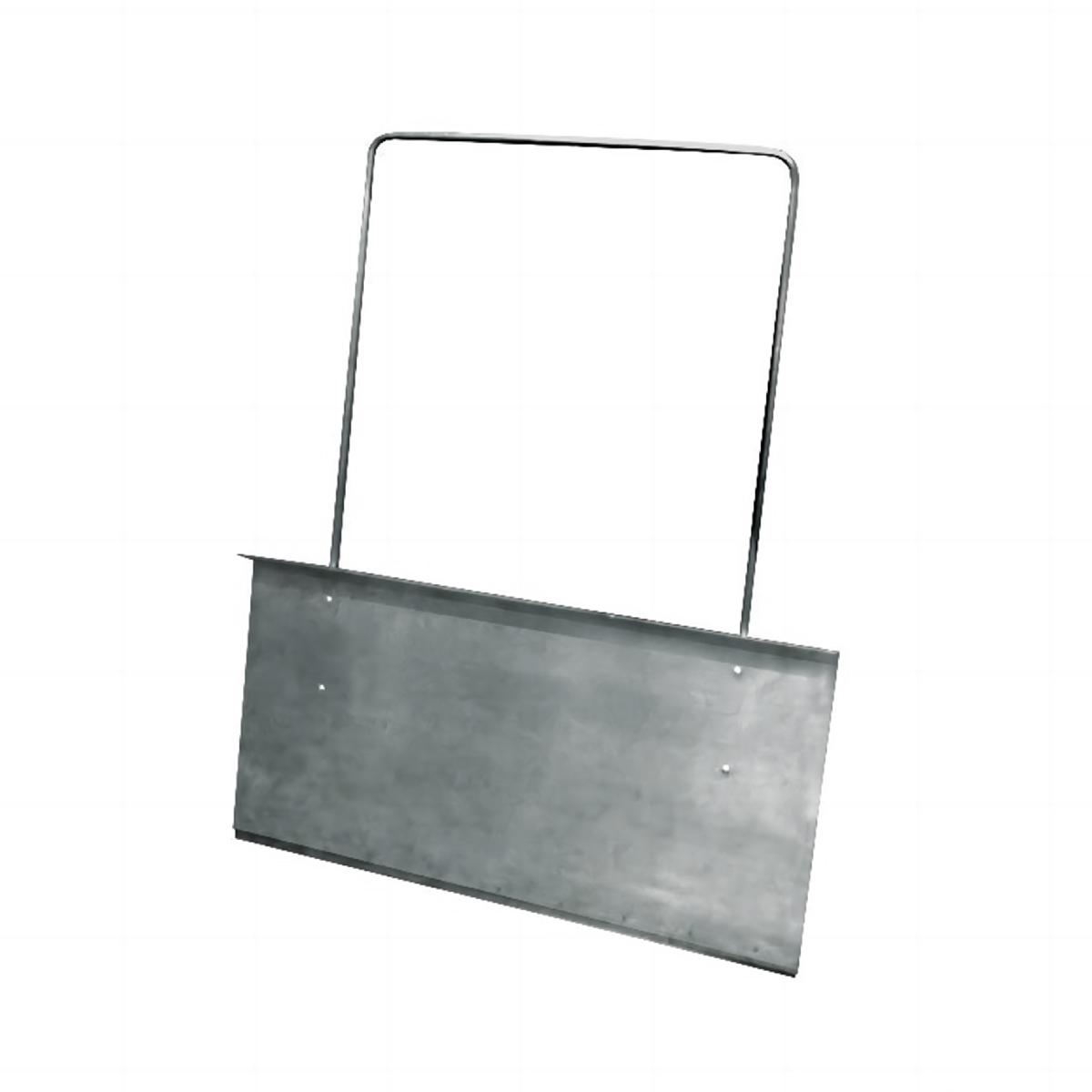 Движок для снега 1000х500мм дюраль с П-образной металлической ручкой Петром