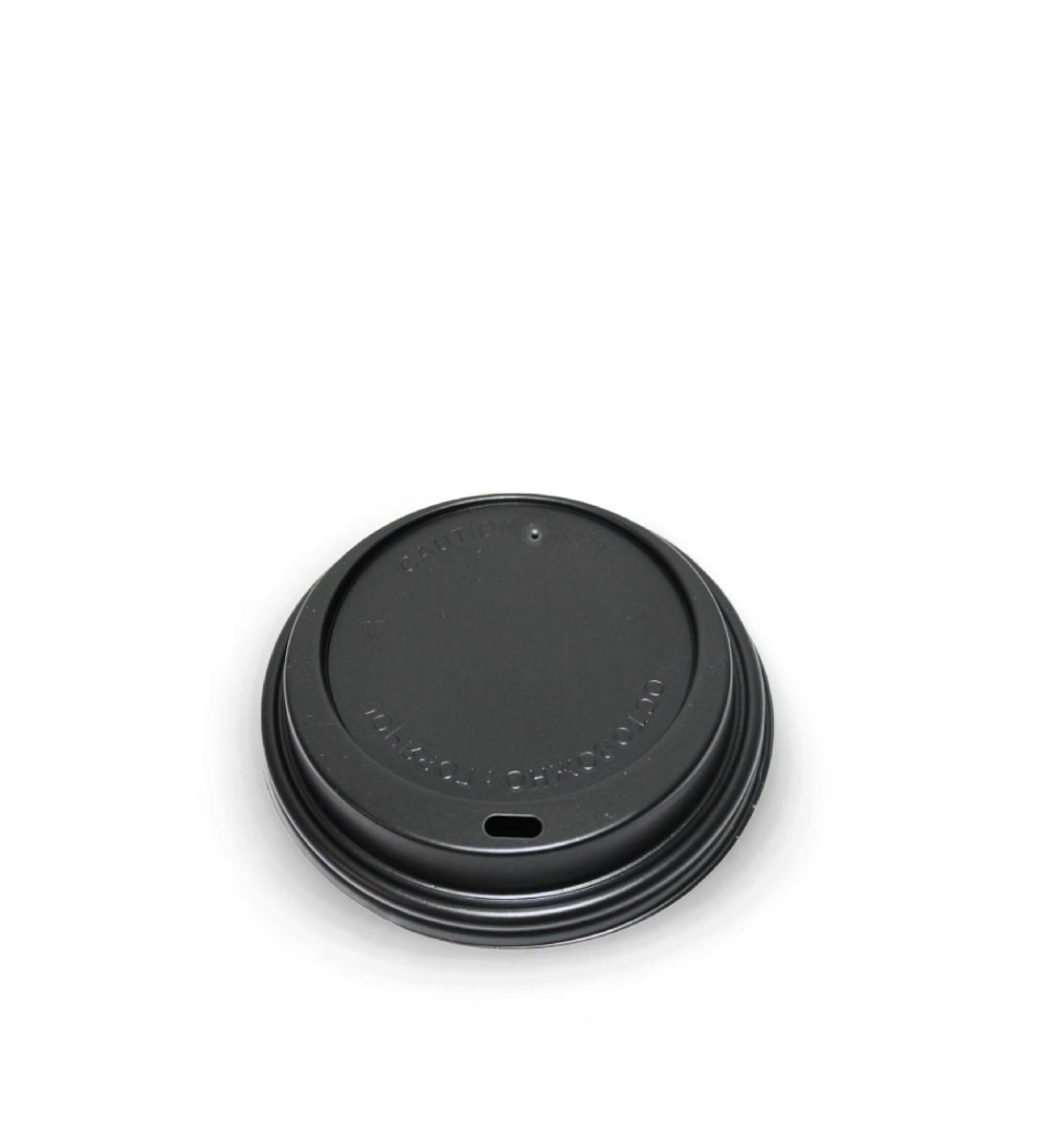 Крышка пластиковая d=90 черная ПР TLS (100/1000)