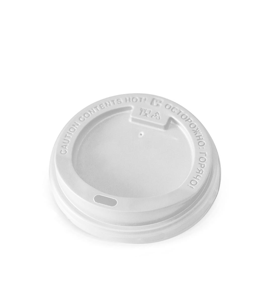 Крышка пластиковая d=90 белая ПР TLS (100/1000)