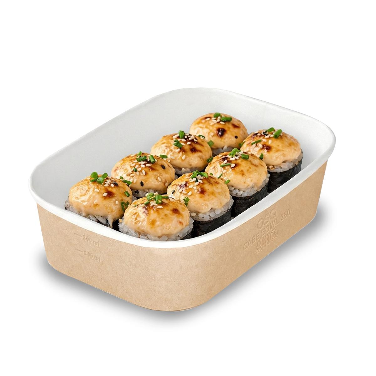 Контейнер картонный без крышки CASE BOWL 860мл 190*135*51мм OSQ (45/360)