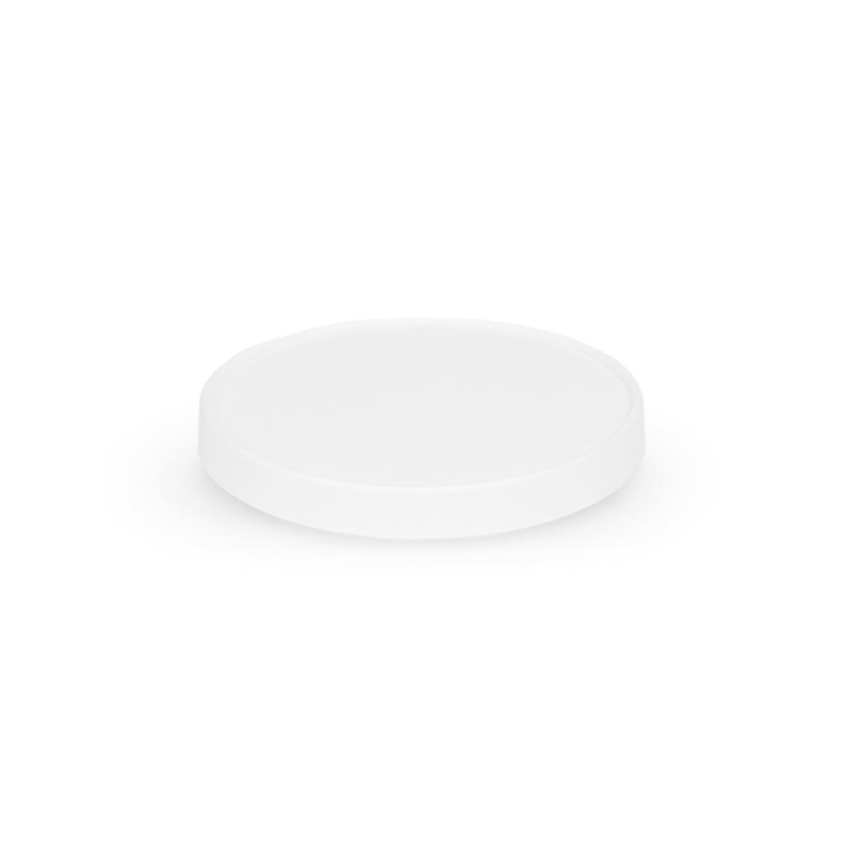 Крышка плоская для контейнера Round Bowl картон белая 300/400/500 d100 OSQ (30/600)