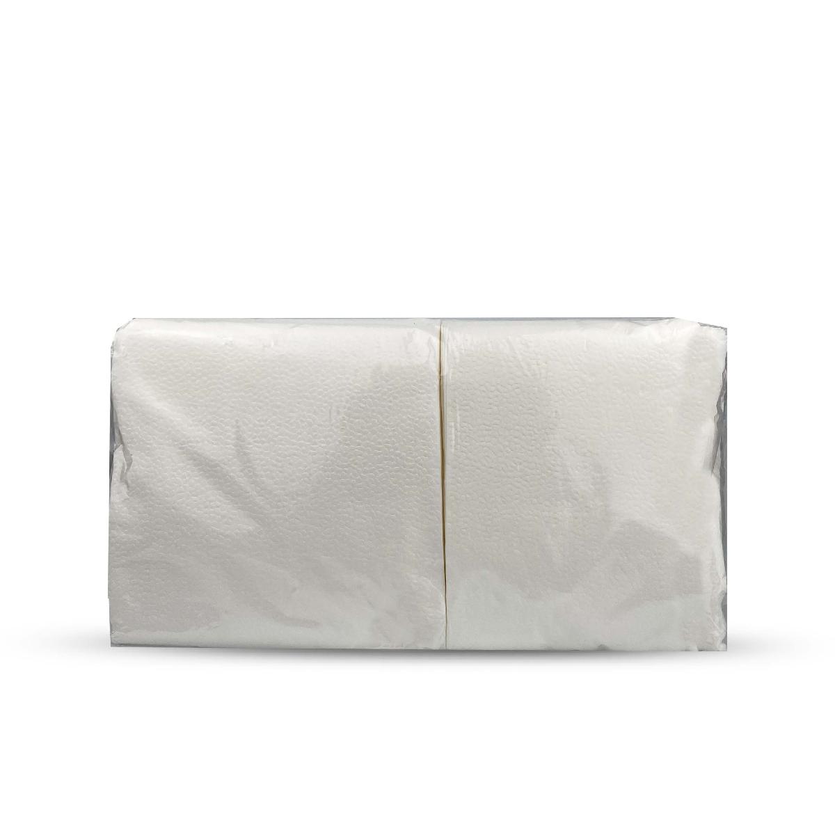 Салфетки бумажные 1-сл 33*33см 300шт белые (9)