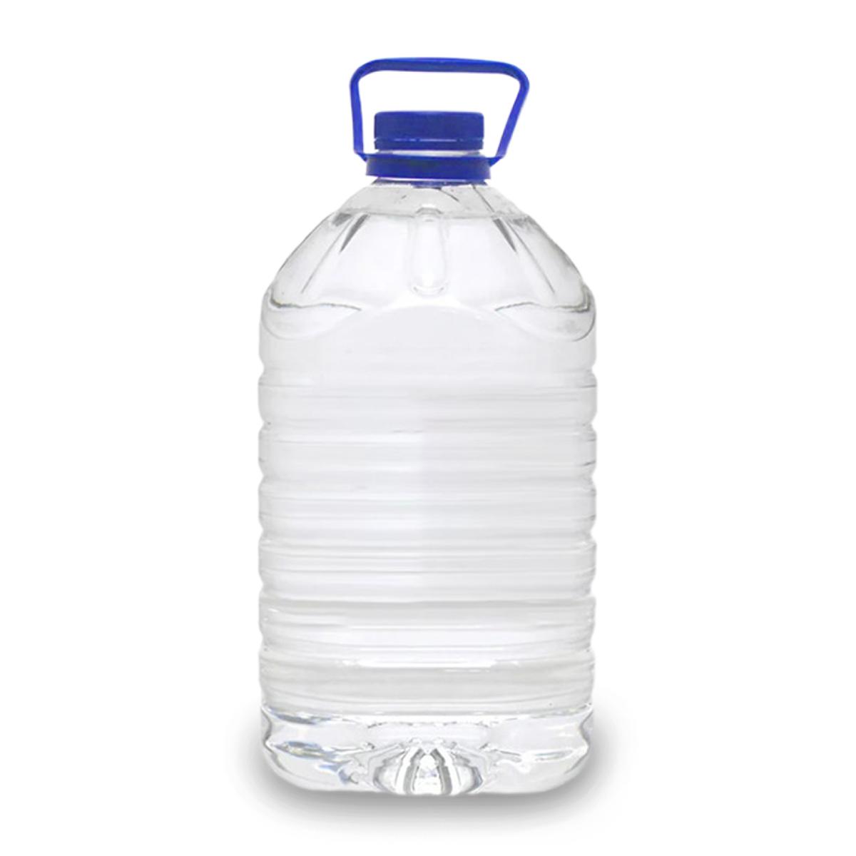 Бутылка ПЭТ 5л прозрачная с Ручкой и Крышкой (12)