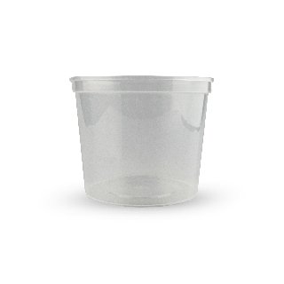 Контейнер круглый СПК115 d115мм 500мл h82.6мм прозрачный PP (50/500)