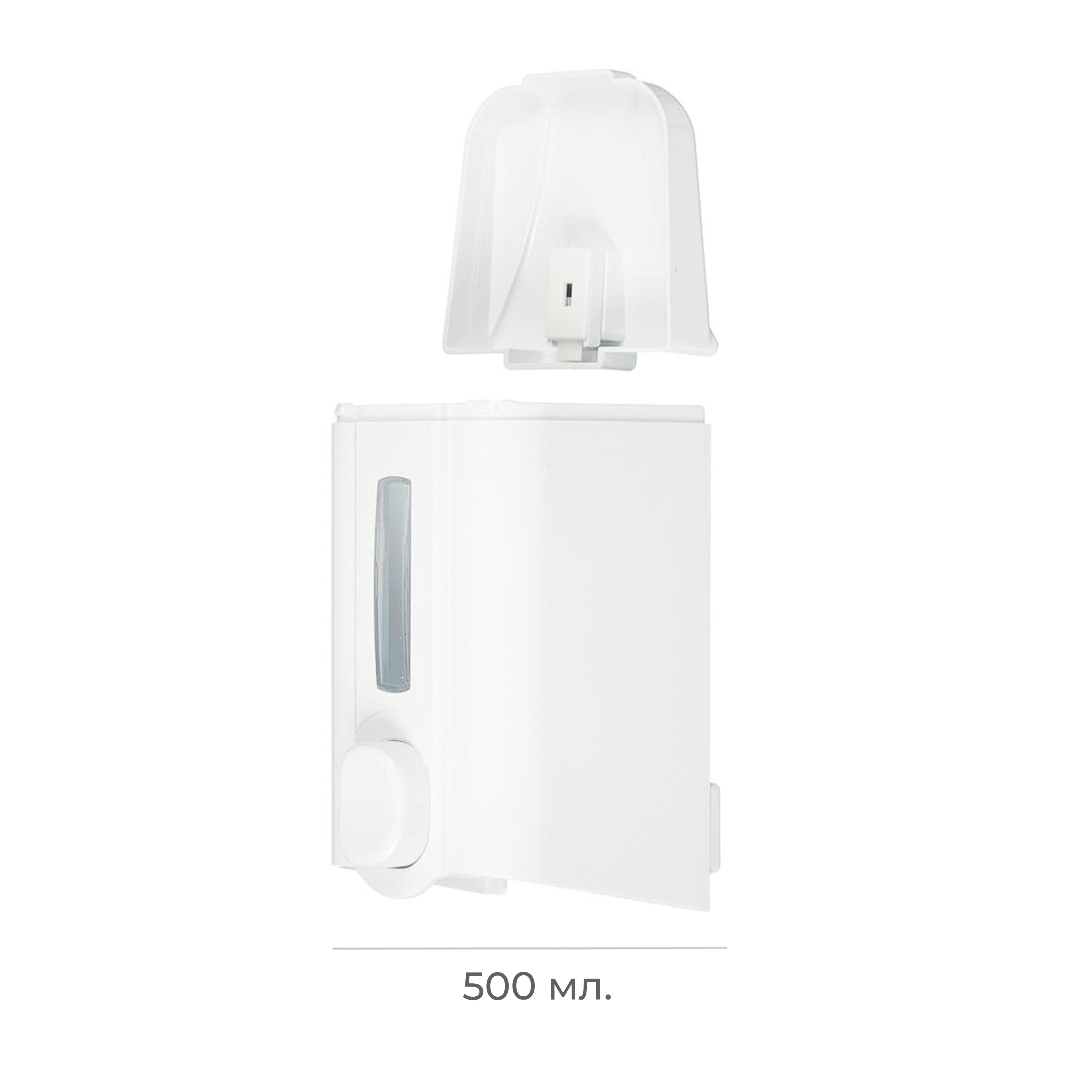 Дозатор для жидкого мыла Luscan Professional  500мл белый