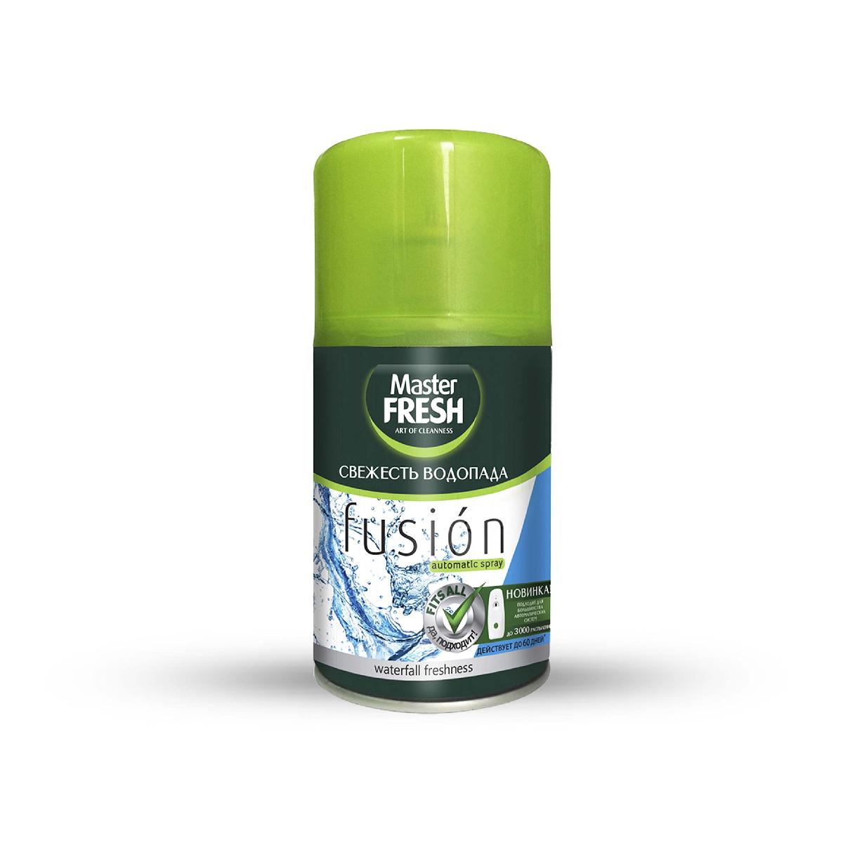 Освежитель воздуха сменный блок Свежесть водопада Master Fresh совместим с AirWick 250мл (12)