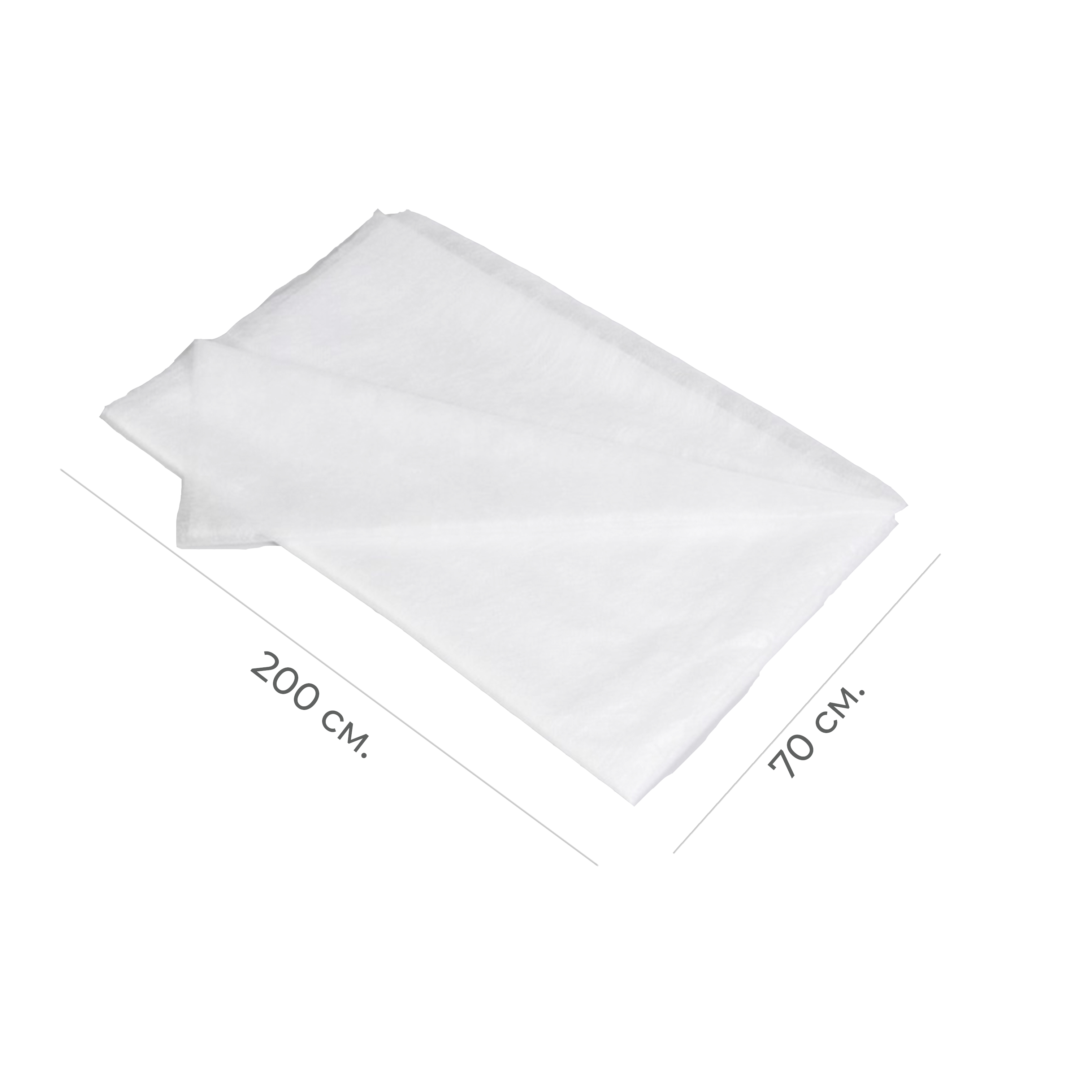 Простыня одноразовая 70*200см белая "Оптима" SMS 50шт в пачке (15)