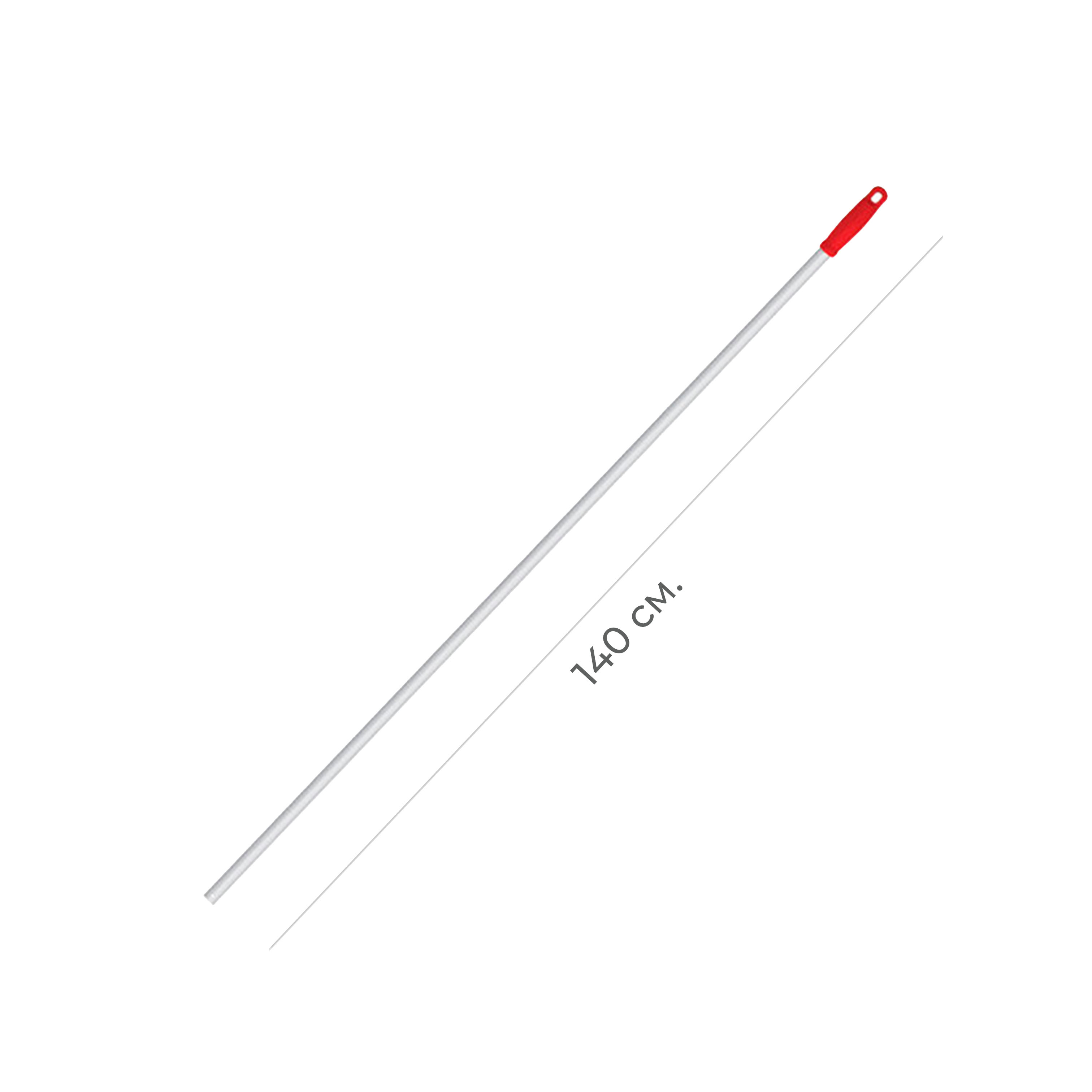 Черенок для уборочного инвентаря 140см, без резьбы, ТИП B (d2,5см), алюминий, LAIMA EXPERT, 605328