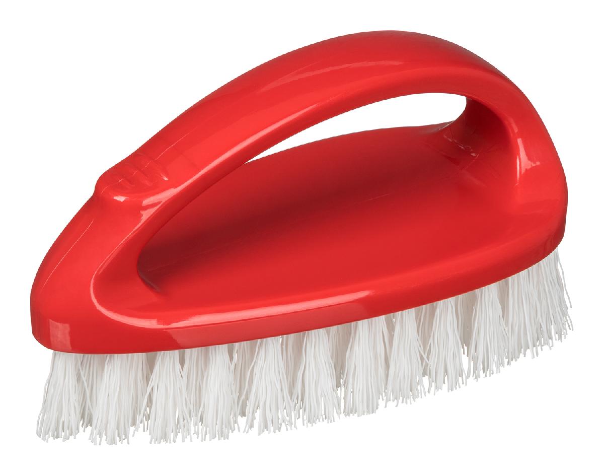 Щетка-утюжок с ручкой 125*65*70мм "Rimo" красный (18)