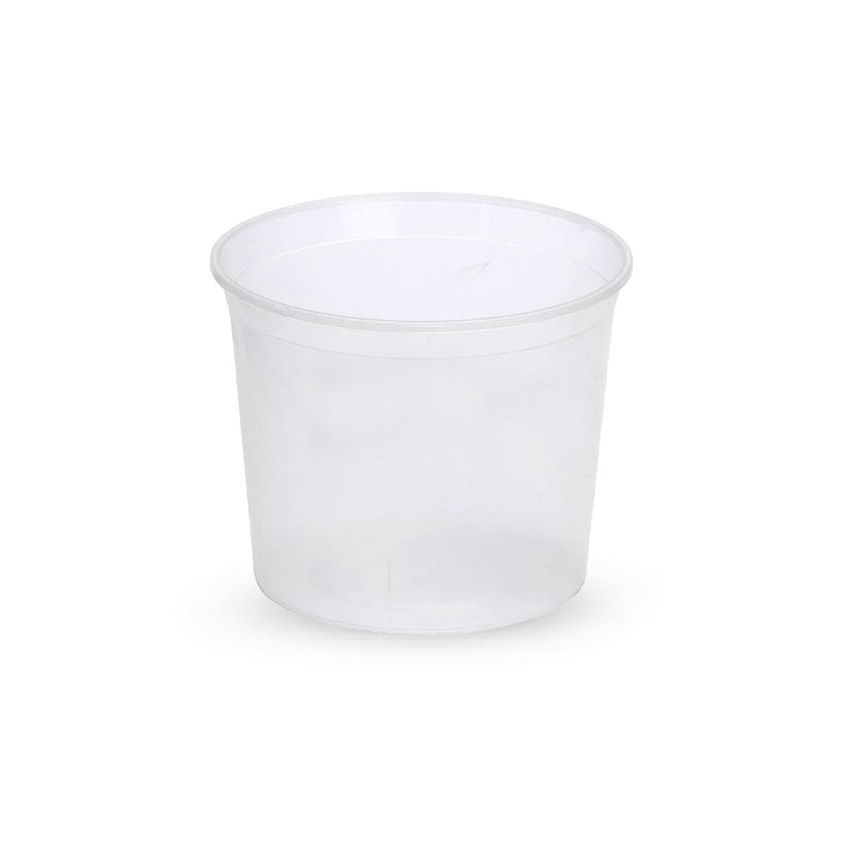 Контейнер круглый d112мм 500мл супница прозрачный PP Перинт (50/400)