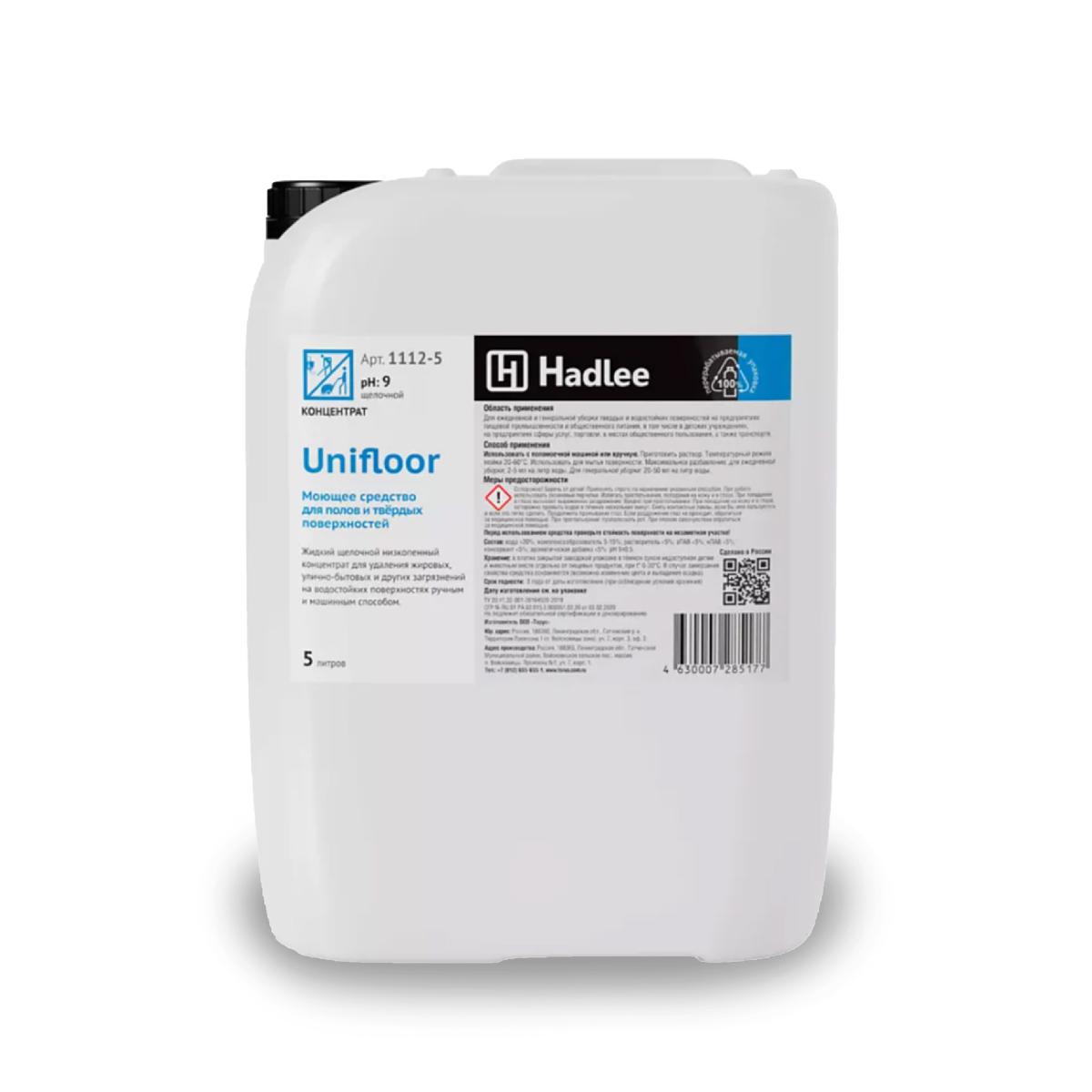 Ср-во моющеедля полов HADLEE Unifloor конц. 5л арт.1112-5