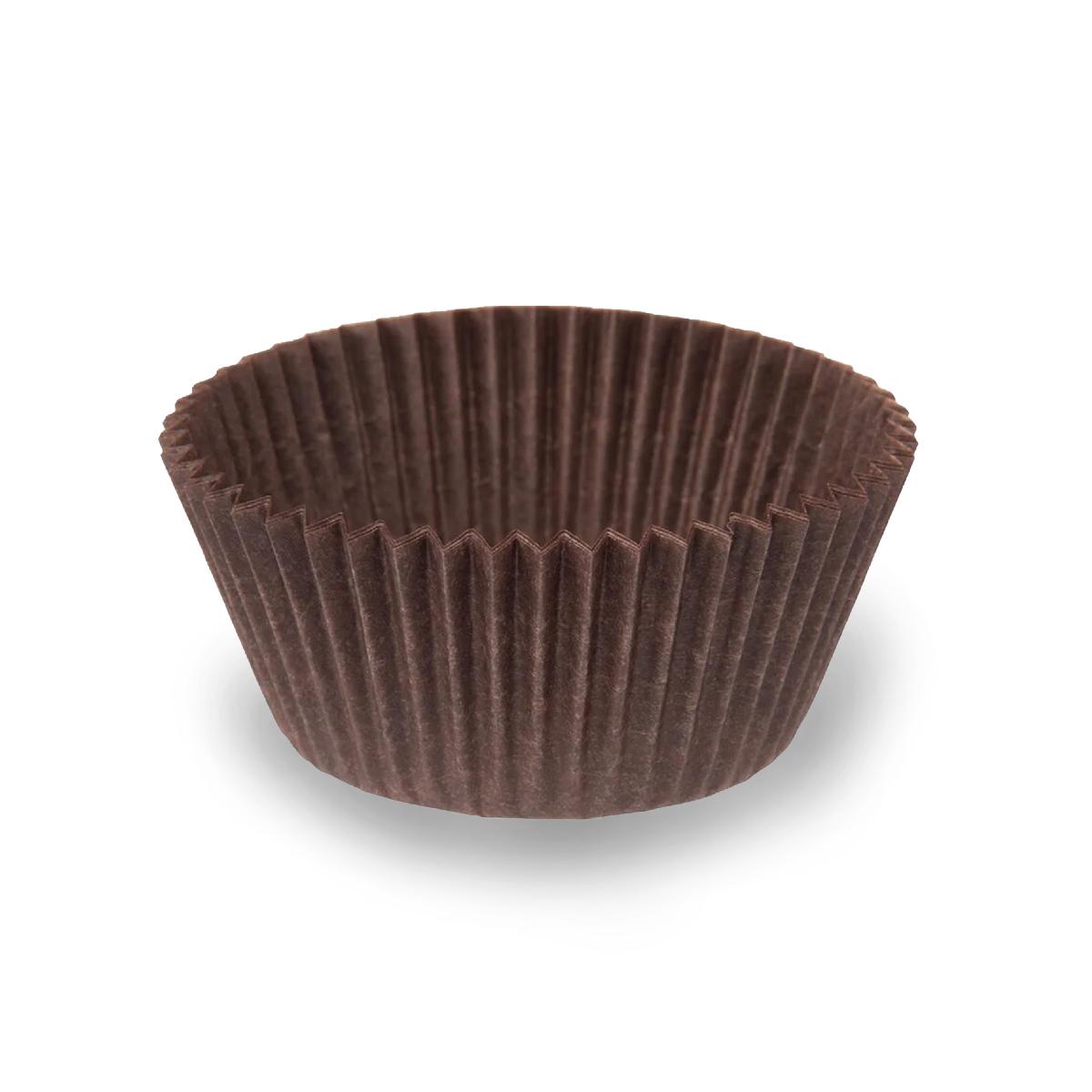 Тарталетки бумажные круглые коричневые 50*35мм (1000/15000)