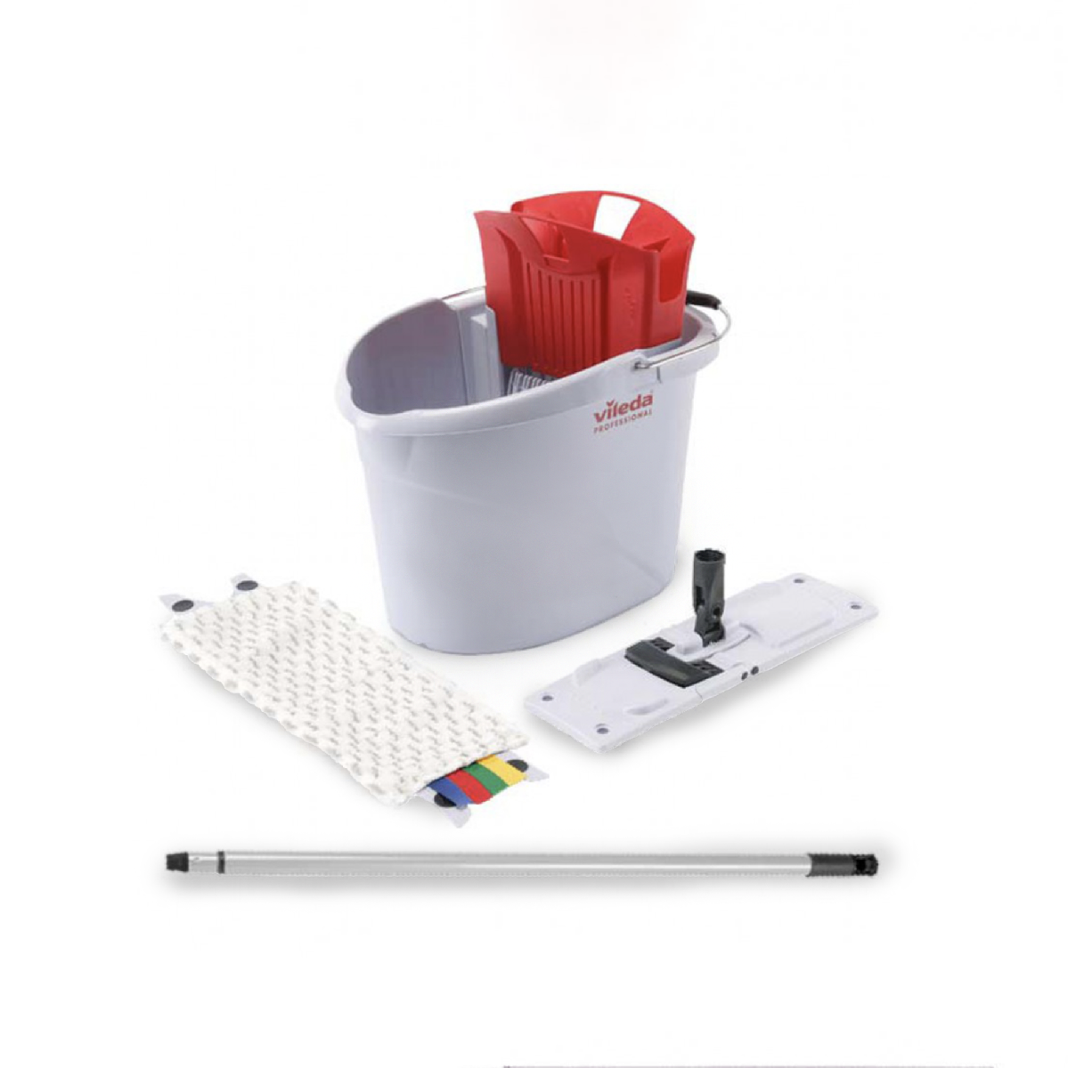 Набор "Vileda Ultra Speed Mini" красный, с ручкой (143567)