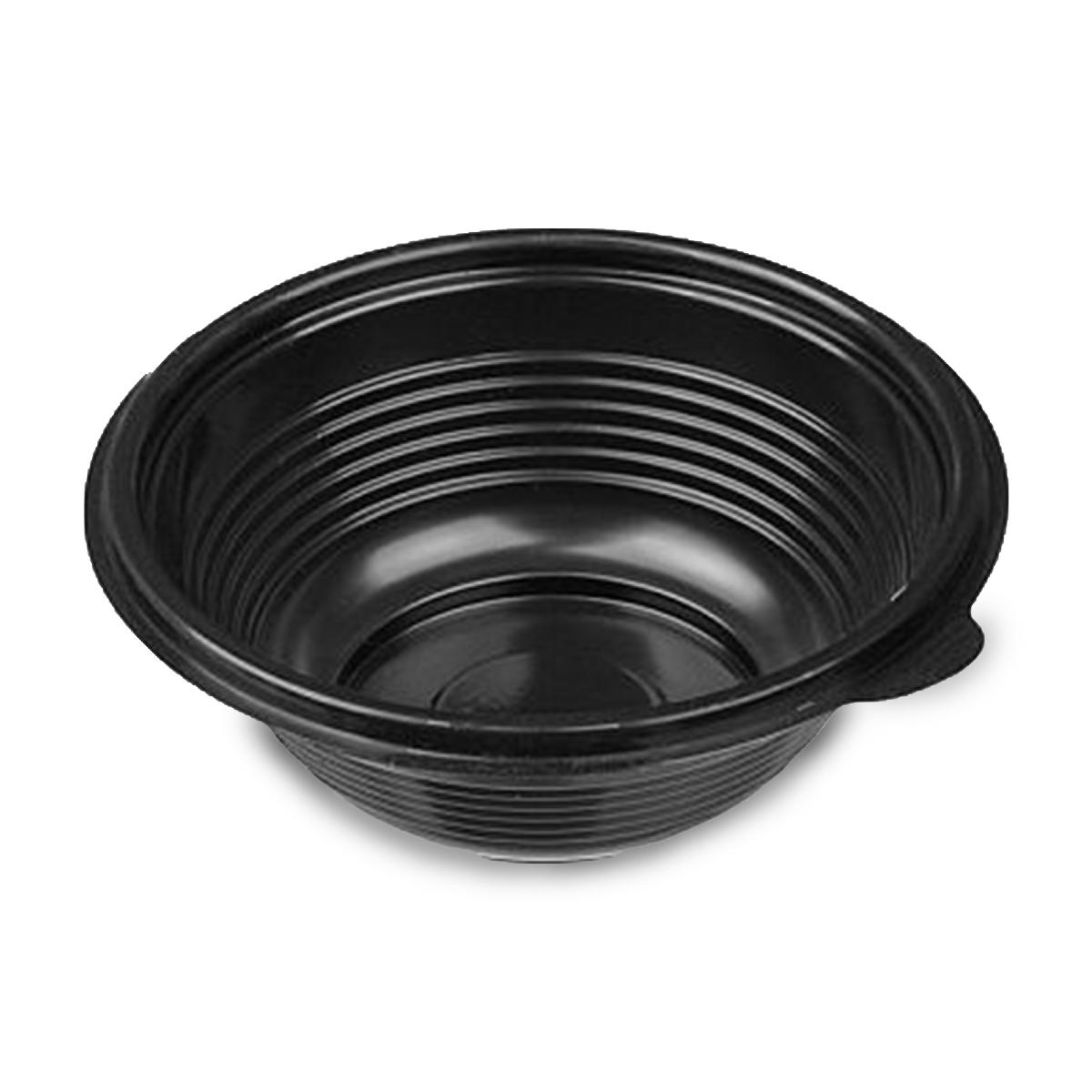 Миска-контейнер ПР-МС 350 d144 черный PP (540)